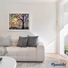 Laden Sie das Bild in den Galerie-Viewer, Diamond Painting – Baum des Lebens 2 – 40 x 50 cm auf Keilrahmen gespannt | Figured'Art