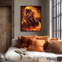 Laden Sie das Bild in den Galerie-Viewer, Diamond Painting | Diamond Painting - Fire Horse | animals Diamond Painting Animals horses | FiguredArt