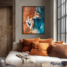 Laden Sie das Bild in den Galerie-Viewer, Diamond Painting | Diamond Painting - Abstract Tiger | animals Diamond Painting Animals tigers | FiguredArt