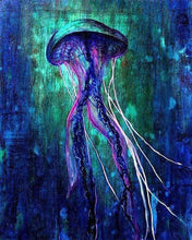 Laden Sie das Bild in den Galerie-Viewer, Diamond Painting, Qualle