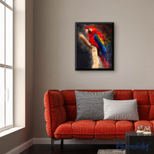 Laden Sie das Bild in den Galerie-Viewer, Diamond Painting | Diamond Painting - Red Parrot | animals birds Diamond Painting Animals parrots | FiguredArt