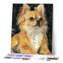 Laden Sie das Bild in den Galerie-Viewer, Diamond Painting | Diamond Painting - Little Red Dog | animals Diamond Painting Animals dogs | FiguredArt