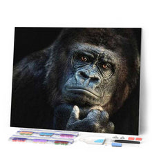 Laden Sie das Bild in den Galerie-Viewer, Diamond Painting | Diamond Painting - Gorilla | animals Diamond Painting Animals monkeys | FiguredArt