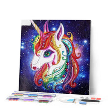 Laden Sie das Bild in den Galerie-Viewer, Diamond Painting | Diamond Painting - Abstract Unicorn | animals Diamond Painting Animals unicorns | FiguredArt