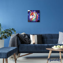 Laden Sie das Bild in den Galerie-Viewer, Diamond Painting | Diamond Painting - Abstract Unicorn | animals Diamond Painting Animals unicorns | FiguredArt
