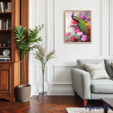 Laden Sie das Bild in den Galerie-Viewer, Diamond Painting – Pfauen und Blumen | Figured'Art