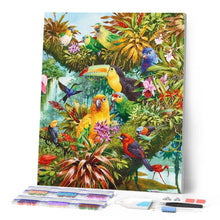 Laden Sie das Bild in den Galerie-Viewer, Diamond Painting – Tukan und andere Vögel