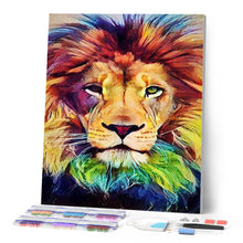 Laden Sie das Bild in den Galerie-Viewer, Diamond Painting | Diamond Painting - Lions Head | animals Diamond Painting Animals lions | FiguredArt