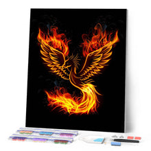 Laden Sie das Bild in den Galerie-Viewer, Diamond Painting – Drachen in Flammen