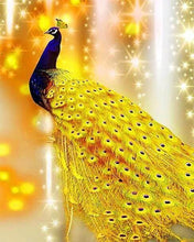 Laden Sie das Bild in den Galerie-Viewer, Diamond Painting, Schimmernder Pfau