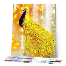 Laden Sie das Bild in den Galerie-Viewer, Diamond Painting | Diamond Painting - Shimmering Peacock | animals Diamond Painting Animals peacocks | FiguredArt