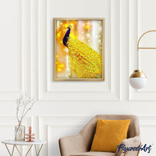 Laden Sie das Bild in den Galerie-Viewer, Diamond Painting | Diamond Painting - Shimmering Peacock | animals Diamond Painting Animals peacocks | FiguredArt