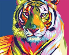 Laden Sie das Bild in den Galerie-Viewer, Diamond Painting, Bunter Tiger
