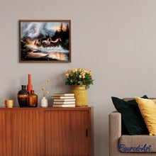 Laden Sie das Bild in den Galerie-Viewer, Diamond Painting – Indischer Geist und Pferde