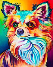 Laden Sie das Bild in den Galerie-Viewer, Diamond Painting – Hund Porträt in der Farbe | Figured'Art