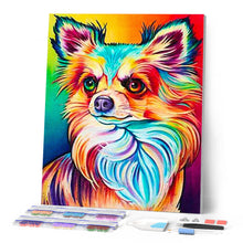 Laden Sie das Bild in den Galerie-Viewer, Diamond Painting – Hund Porträt in der Farbe | Figured'Art