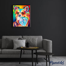 Laden Sie das Bild in den Galerie-Viewer, Diamond Painting – Hund Porträt in der Farbe | Figured'Art