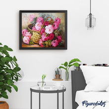 Laden Sie das Bild in den Galerie-Viewer, Diamond Painting | Diamond Painting - Roses in a Basket | Diamond Painting Flowers flowers | FiguredArt