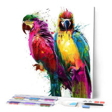 Laden Sie das Bild in den Galerie-Viewer, Diamond Painting | Diamond Painting - Parrots in painting | animals birds Diamond Painting Animals parrots | FiguredArt