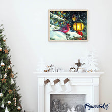 Laden Sie das Bild in den Galerie-Viewer, Diamond Painting | Diamond Painting - Birds and Lantern | animals birds Diamond Painting Animals | FiguredArt