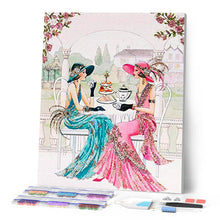 Laden Sie das Bild in den Galerie-Viewer, Diamond Painting – Zwei Frauen mit Tee | Figured'Art