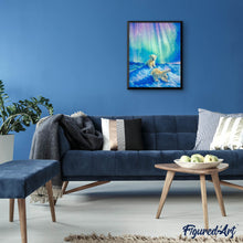 Laden Sie das Bild in den Galerie-Viewer, Diamond Painting | Diamond Painting - Bears and Northern Lights | animals bear Diamond Painting Animals | FiguredArt