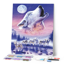 Laden Sie das Bild in den Galerie-Viewer, Diamond Painting – Wolfsgeist