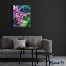 Laden Sie das Bild in den Galerie-Viewer, Diamond Painting | Diamond Painting - Wisteria Flower | Diamond Painting Landscapes landscapes | FiguredArt