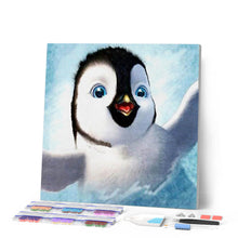 Laden Sie das Bild in den Galerie-Viewer, Diamond Painting | Diamond Painting - Baby Penguin | animals Diamond Painting Animals | FiguredArt