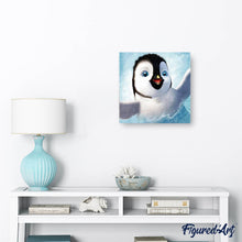 Laden Sie das Bild in den Galerie-Viewer, Diamond Painting | Diamond Painting - Baby Penguin | animals Diamond Painting Animals | FiguredArt