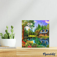 Laden Sie das Bild in den Galerie-Viewer, Diamond Painting | Diamond Painting - The Lake House | Diamond Painting Landscapes landscapes | FiguredArt