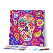 Laden Sie das Bild in den Galerie-Viewer, Diamond Painting | Diamond Painting - Psychedelic Skull | Diamond Painting Other other | FiguredArt