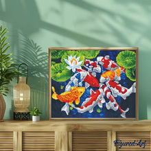 Laden Sie das Bild in den Galerie-Viewer, Diamond Painting – Japanischer Koi-Karpfen