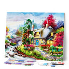 Laden Sie das Bild in den Galerie-Viewer, Diamond Painting | Diamond Painting - House near small River | Diamond Painting Landscapes landscapes | FiguredArt