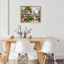 Laden Sie das Bild in den Galerie-Viewer, Diamond Painting | Diamond Painting - Cozy House and Flowers | Diamond Painting Landscapes landscapes | FiguredArt