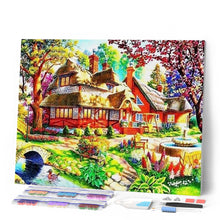 Laden Sie das Bild in den Galerie-Viewer, Diamond Painting | Diamond Painting - Peaceful House | Diamond Painting Landscapes landscapes | FiguredArt