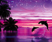 Laden Sie das Bild in den Galerie-Viewer, Diamond Painting, Delfin Spass