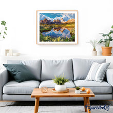 Laden Sie das Bild in den Galerie-Viewer, Diamond Painting – See im Gebirge