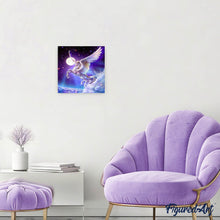 Laden Sie das Bild in den Galerie-Viewer, Diamond Painting | Diamond Painting - Unicorn and Moon | animals Diamond Painting Animals Diamond Painting Landscapes landscapes unicorns |