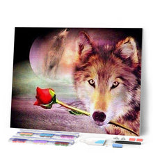 Laden Sie das Bild in den Galerie-Viewer, Diamond Painting – Romantischer Wolf