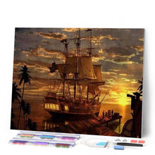 Laden Sie das Bild in den Galerie-Viewer, Diamond Painting | Diamond Painting - Pirate Ship | Diamond Painting Ships ships | FiguredArt
