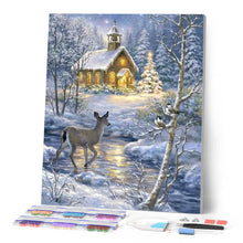 Laden Sie das Bild in den Galerie-Viewer, Diamond Painting – Hirsch am Fluss | Figured'Art