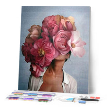 Laden Sie das Bild in den Galerie-Viewer, Diamond Painting – Blumenfrau