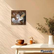 Laden Sie das Bild in den Galerie-Viewer, Diamond Painting | Diamond Painting - Owls | animals Diamond Painting Animals owls | FiguredArt