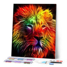 Laden Sie das Bild in den Galerie-Viewer, Diamond Painting | Diamond Painting - Lion Orange Colors | animals Diamond Painting Animals lions | FiguredArt