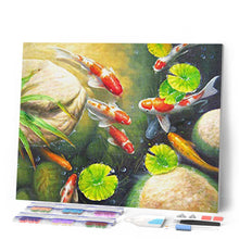 Laden Sie das Bild in den Galerie-Viewer, Diamond Painting – Koi Karpfen im Teich | Figured'Art