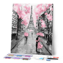 Laden Sie das Bild in den Galerie-Viewer, Diamond Painting – Eiffelturm und pinker Himmel | Figured'Art