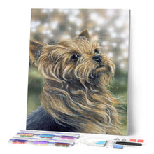 Laden Sie das Bild in den Galerie-Viewer, Diamond Painting – Porträt eines schönen Hundes