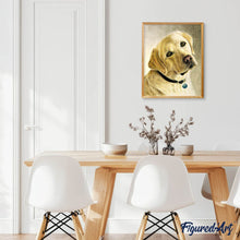 Laden Sie das Bild in den Galerie-Viewer, Diamond Painting – Porträt eines Labradors