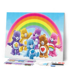 Laden Sie das Bild in den Galerie-Viewer, Diamond Painting | Diamond Painting - Bears and Rainbow | Diamond Painting Other other | FiguredArt